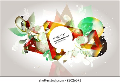 Abstract nature banner