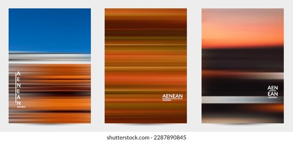 Abstract nature banner with speed moving fast bright blurred lines. Natural colors earth environmental background. Fluid motion gradient texture.