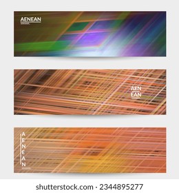 Abstract nature banner with speed moving fast bright blurred lines. Natural colors earth environmental background. Fluid motion gradient texture.