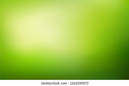 Abstract nature blurred background.   Green gradient backdrop. Vector illustration. Ecology concept for your graphic design, banner or poster