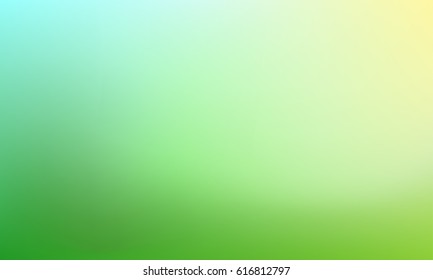 Abstract nature blurred background. Green gradient backdrop. Ecology concept for your graphic design, banner or poster. Vector illustration.