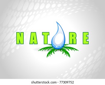 abstract nature concept background, illustration