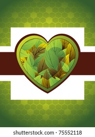 abstract nature concept background, vector illustration