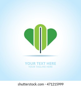 Abstract Nature Element logo, design concept, emblem, logotype element for template.	