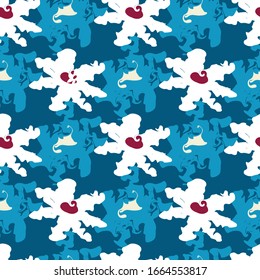 Naturaleza abstracta y diseño sin fisuras de flores. Puede utilizarse para imprimir, planchar, tela, presentación, textil, banner, póster, papel pintado