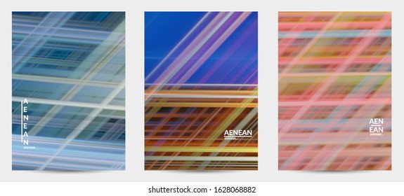 Abstract nature flyer with speed moving fast bright blurred lines. Natural colors earth environmental background. Fluid motion gradient texture.