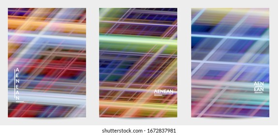 Abstract nature flyer with speed moving fast bright blurred lines. Natural colors earth environmental background. Fluid motion gradient texture.