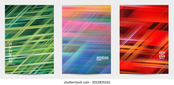 Abstract nature flyer with speed moving fast bright blurred lines. Natural colors earth environmental background. Fluid motion gradient texture.