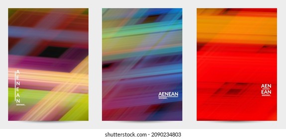 Abstract nature flyer with speed moving fast bright blurred lines. Natural colors earth environmental background. Fluid motion gradient texture.