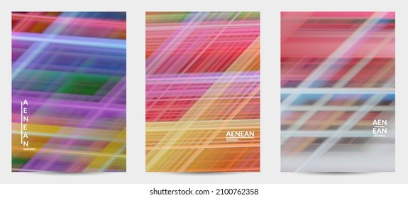 Abstract nature flyer with speed moving fast bright blurred lines. Natural colors earth environmental background. Fluid motion gradient texture.