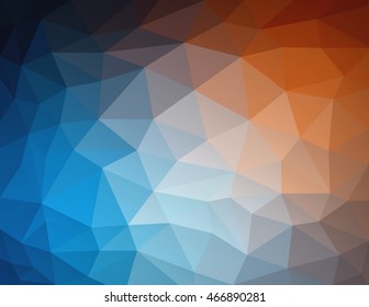 Abstract nature geometric triangular low poly background