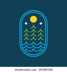 Abstract nature icon.
