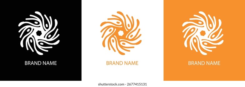 abstrato natureza logotipo conceito design.eps