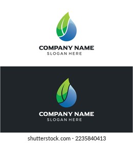 Abstract nature logo design vector