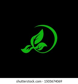 Abstract Nature logo icon. Creative design with floral   leaf  element concept.