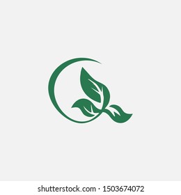 Abstract Nature logo icon. Creative design with floral   leaf  element concept.
