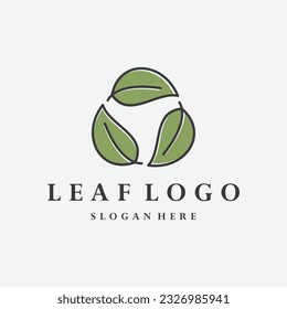 Resumen del vector de diseño de iconos de logotipo de naturaleza. alimentos saludables, ecología, spa, negocios, logotipo de vector de dieta.