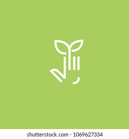 Abstract nature logo icon vector design. healthy food, ecology, spa, business, diet vector logo.  Editable Design. Happy people with leafl logo. Fitness, sport web icon.