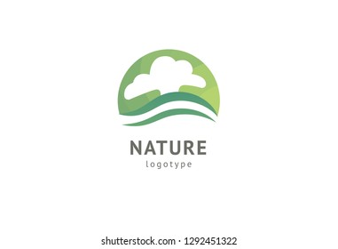 Abstract nature logo icon vector design. Healthy eco food, ecology, spa, business, diet , yoga, Environment day vector logo. Editable Design. Happy people with leaf logo. Fitness, sport web icon.