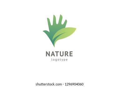 Abstract nature logo icon vector design. Healthy eco food, ecology, spa, business, diet , yoga, Environment day vector logo. Editable Design. Happy people with leaf logo. Fitness, sport web icon.
