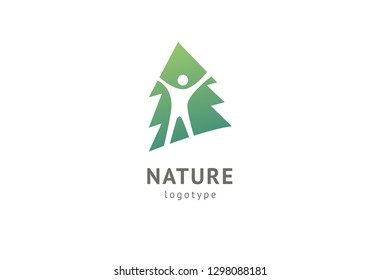 Abstract nature logo icon vector design. Healthy eco food, ecology, spa, business, diet , yoga, Environment day vector logo. Editable Design. Happy people with leaf logo. Fitness, sport web icon.