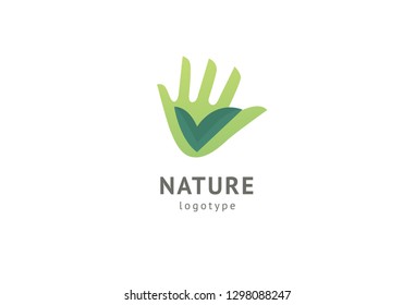 Abstract nature logo icon vector design. Healthy eco food, ecology, spa, business, diet , yoga, Environment day vector logo. Editable Design. Happy people with leaf logo. Fitness, sport web icon.