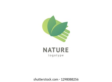 Abstract nature logo icon vector design. Healthy eco food, ecology, spa, business, diet , yoga, Environment day vector logo. Editable Design. Happy people with leaf logo. Fitness, sport web icon.