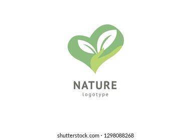 Abstract nature logo icon vector design. Healthy eco food, ecology, spa, business, diet , yoga, Environment day vector logo. Editable Design. Happy people with leaf logo. Fitness, sport web icon.