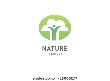 Abstract nature logo icon vector design. Healthy eco food, ecology, spa, business, diet , yoga, Environment day vector logo. Editable Design. Happy people with leaf logo. Fitness, sport web icon.
