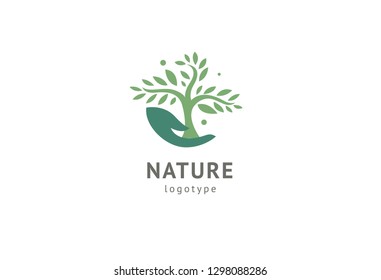 Abstract nature logo icon vector design. Healthy eco food, ecology, spa, business, diet , yoga, Environment day vector logo. Editable Design. Happy people with leaf logo. Fitness, sport web icon.