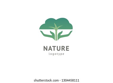 Abstract nature logo icon vector design. Healthy eco food, ecology, spa, business, diet , yoga, Environment day vector logo. Editable Design. Happy people with leaf logo. Fitness, sport web icon.