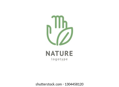 Abstract nature logo icon vector design. Healthy eco food, ecology, spa, business, diet , yoga, Environment day vector logo. Editable Design. Happy people with leaf logo. Fitness, sport web icon.