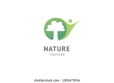 Abstract nature logo icon vector design.   