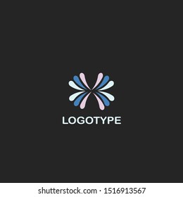 Abstract nature logo icon vector design for business and brand identity