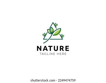 Abstract nature logo icon vector design. Healthy eco food, ecology, spa, business, diet , yoga, Environment day vector logo. Editable Design. Fitness, sport web icon.