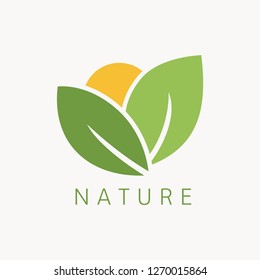 Abstract nature logo template