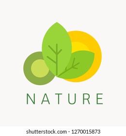 Abstract nature logo template