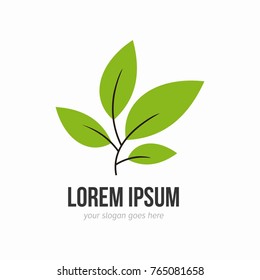Abstract nature logo template