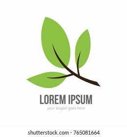 Abstract nature logo template