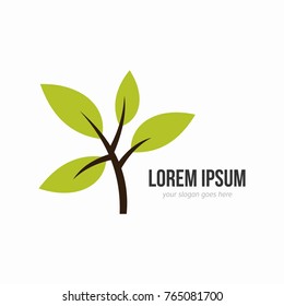 Abstract nature logo template