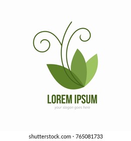 Abstract nature logo template