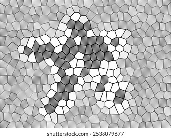 Fondo de textura de mosaico pétreo de plástico de mármol de baja poli de la naturaleza Abstractas.
