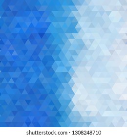 abstract nature marble plastic stony mosaic tiles texture background with white grout - sky and light blue gradient colors
   