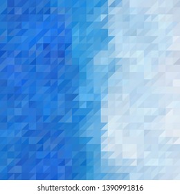 abstract nature marble plastic stony mosaic tiles texture background with white grout - sky and light blue gradient colors
   