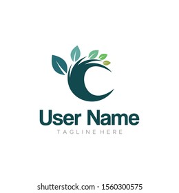 Abstract Nature Modern Company Logo Design Tamplate