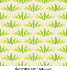 Abstract Nature Pattern with plants, flowers. Endless pattern can be used for wallpaper, pattern fills, web page background, surface textures.