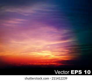 abstract nature pink sky background with sunrise