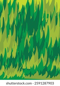 Abstract nature seamless background with rain forest gradient