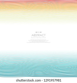 Abstract of nature summer colorful stripe line, vector eps10
