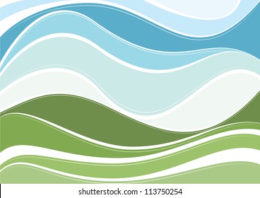 Abstract nature vector background